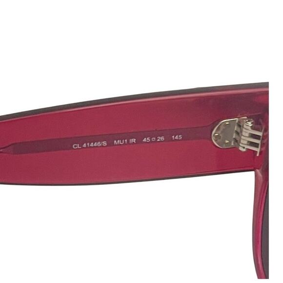Céline Zoe Fuchsia Pink Crystal Sunglasses - Picture 3 of 8